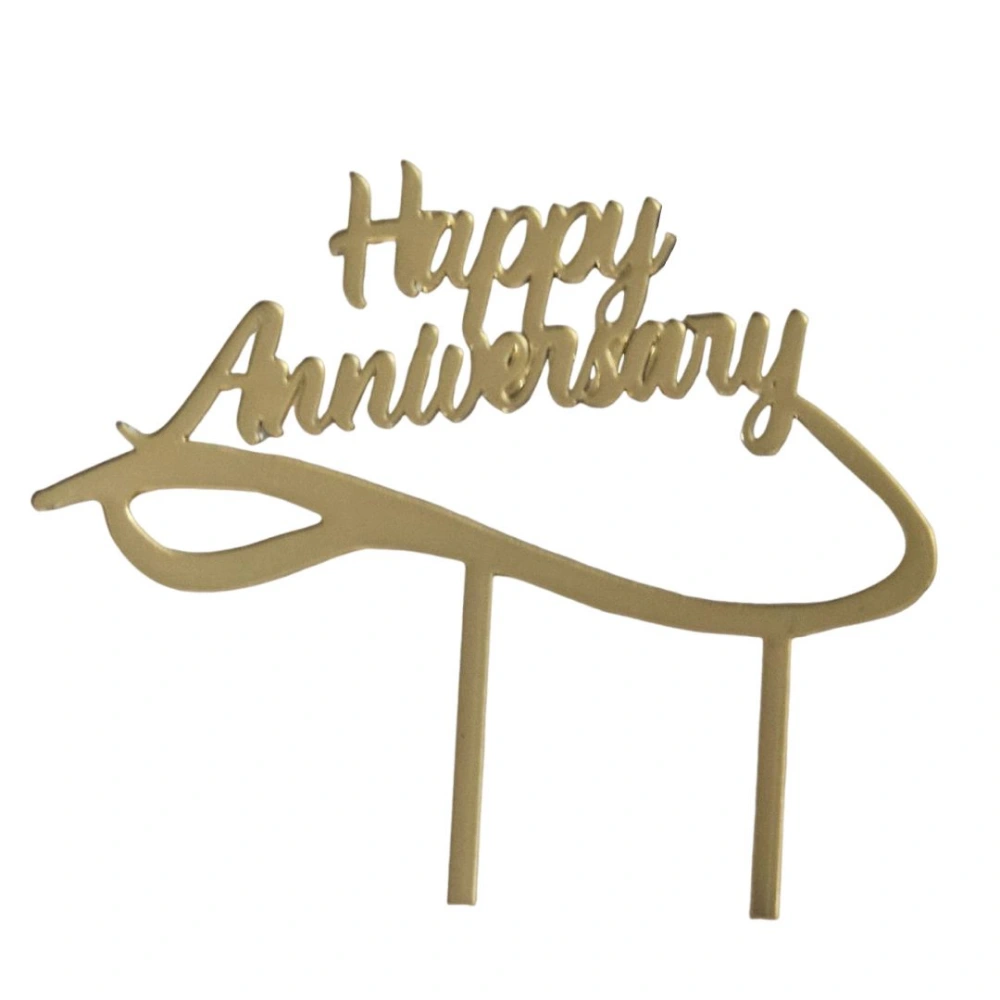 Happy Anniversary Cake Topper
